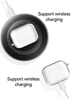 Tersely Crystal Clear Case Compatible with AirPods 4 Case Cover(2024) - Premium Silicone TPU with Keychain Hook, Supports Wireless Charging, Shockproof Protection  - Image 5