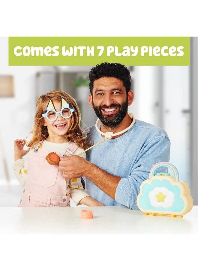 BLUEY - Cloud Bag Doctor Check Up Set Toy Playset With 7 Play Pieces - Image 1