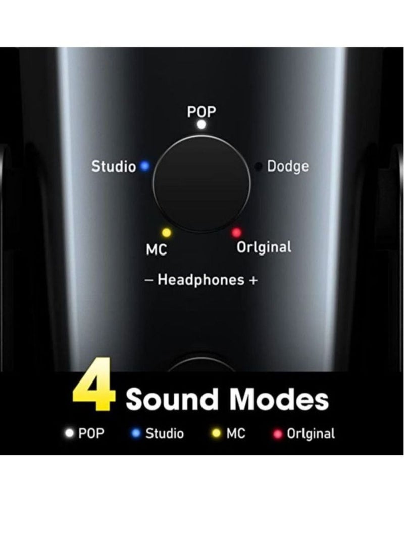 Jmary PW10 Professional Metal Voice Recording Usb Condenser Studio And Podcast Recording Gaming Microphones - Image 4