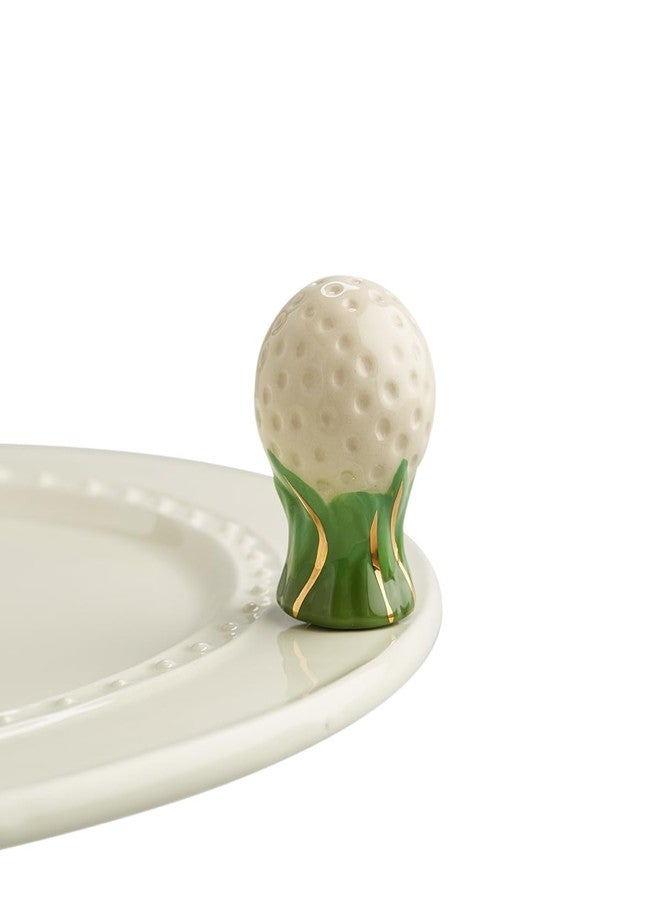 nf nora fleming Nora Fleming Hand-Painted Mini: Hole in One (Golf Ball) A57 - Image 1
