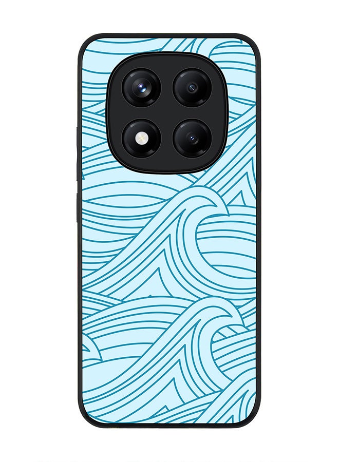 Stylizedd For Xiaomi Redmi Note 14 Pro 4G 4G Case,Slim fit Camera Protection, Shockproof Thin Phone cover  - Rough Seas - Image 1