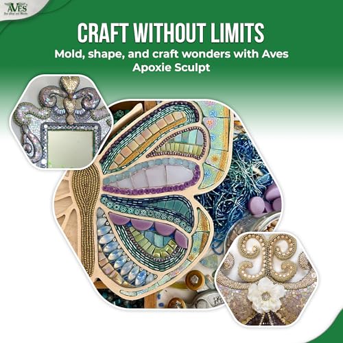 Aves-Apoxie Sculpt - 2 Part Modeling Compound (A & B) - 4 Pound, White/Stone White - Image 2