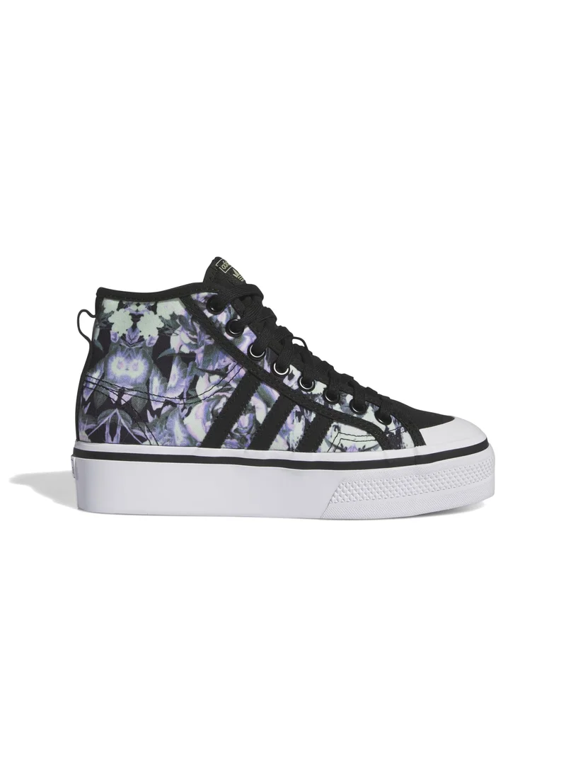 اديداس adidas NIZZA PLATFORM MID W Black Originals Unisex Shoes