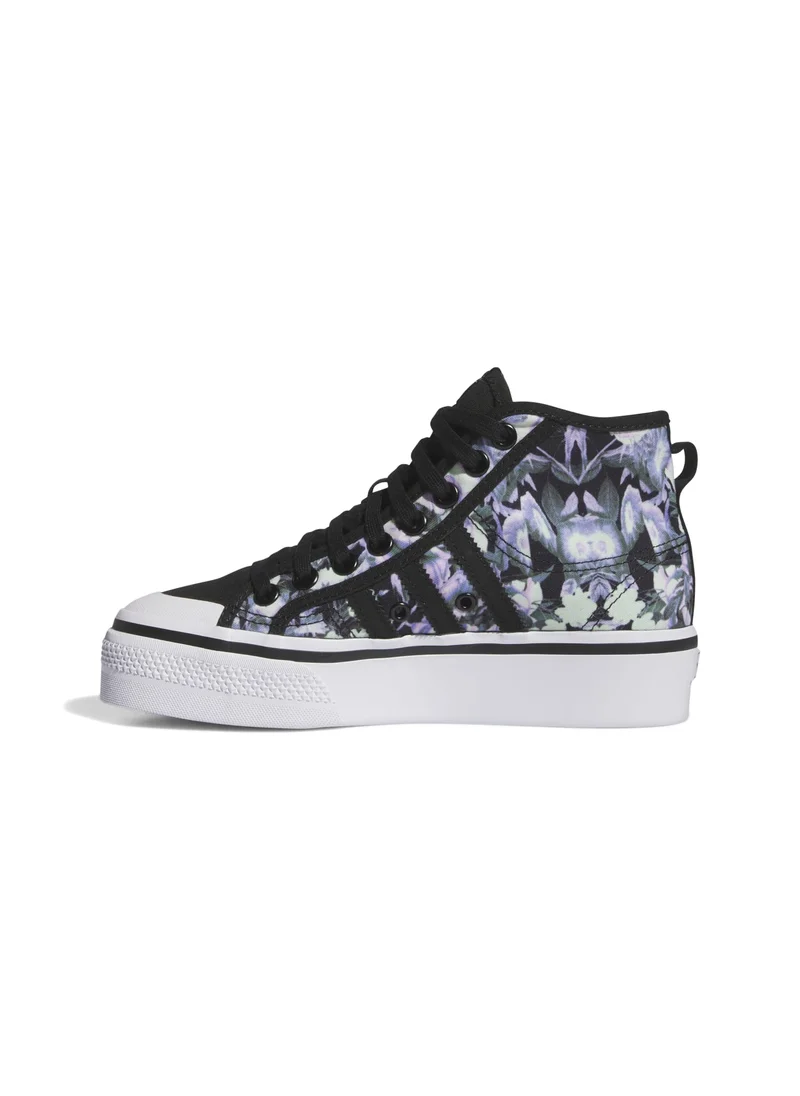 اديداس adidas NIZZA PLATFORM MID W Black Originals Unisex Shoes