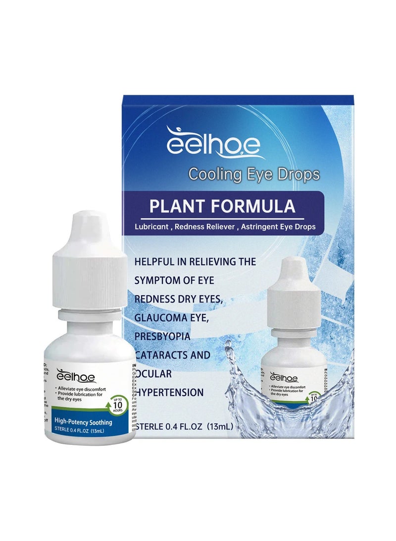EELHOE Eye Care Drops, Herbal Soothing Cooling Eye Drops, Safe Effective Eyesight Relief Treatment Drops, Eye Pain Relief Drops For Cataract Blurred Vision Eye Fatigue Dry Redness And Improve Eyesight - Image 1