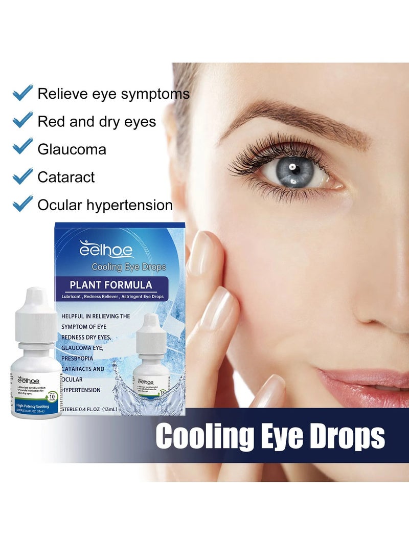 EELHOE Eye Care Drops, Herbal Soothing Cooling Eye Drops, Safe Effective Eyesight Relief Treatment Drops, Eye Pain Relief Drops For Cataract Blurred Vision Eye Fatigue Dry Redness And Improve Eyesight - Image 4
