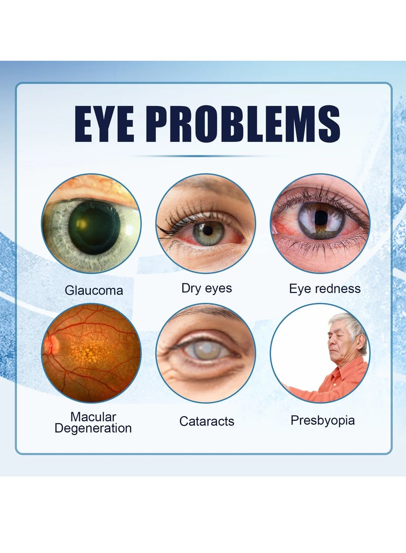 EELHOE Eye Care Drops, Herbal Soothing Cooling Eye Drops, Safe Effective Eyesight Relief Treatment Drops, Eye Pain Relief Drops For Cataract Blurred Vision Eye Fatigue Dry Redness And Improve Eyesight - Image 5