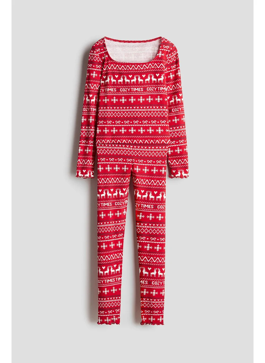 اتش اند ام Ribbed Jersey Pyjamas