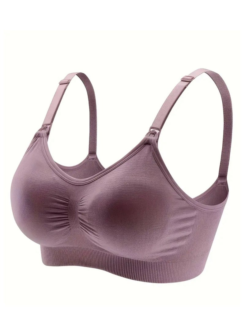 Generic 4 Pieces Comfortable Full Cup Nursing Bra Postpartum Breastfeeding Support  - Image 2