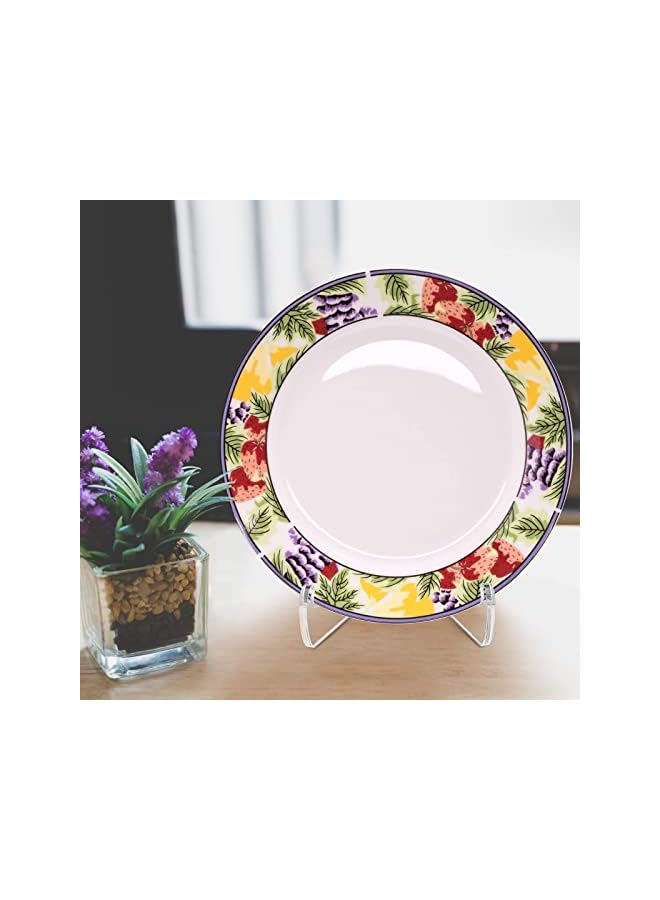 The Bros 2 Pieces Clear Acrylic Flat Back Easel with Deep Support Shelves Clear Acrylic Plaque Stand Table Top Easel Card Picture Stands Plate Holder for Home Book Display Decors (3 x 2.6 x 2.2 Inch)  - Image 4