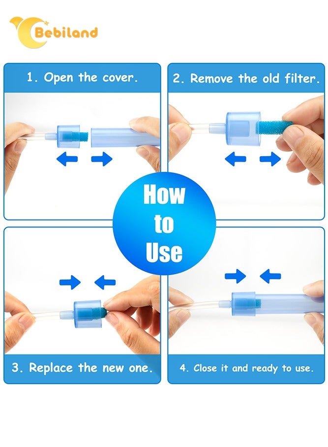 بيبي لاند 100 عبوة من فلاتر النظافة الممتازة لشفاط الأنف ، بديل لمرشحات شفاط الأنف فريدا ، خالية من البيسفينول والفثالات واللاتكس - Image 5
