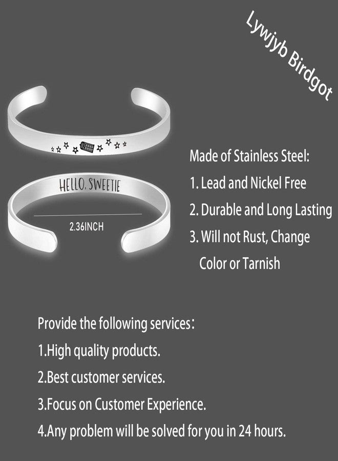 Lywjyb Birdgot Movie Inspired Gift Hello Sweetie Bracelet Valentine's Day Gift for Men Women (Hello Sweetie CB) - Image 2