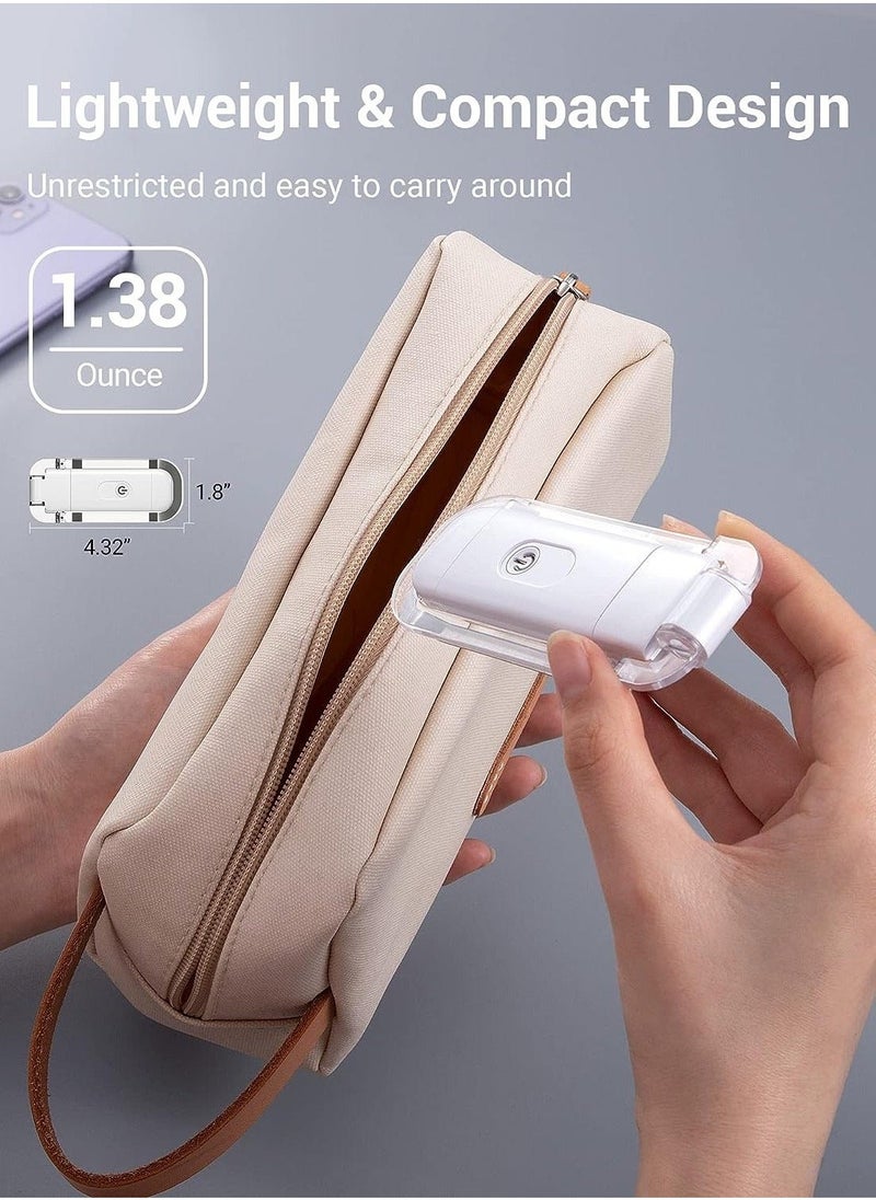 USB Rechargeable Book Light Warm White LED Adjustable Brightness for Eye Protection Clip On Portable Bookmark Light for Reading in Bed or Car White Color - Image 5