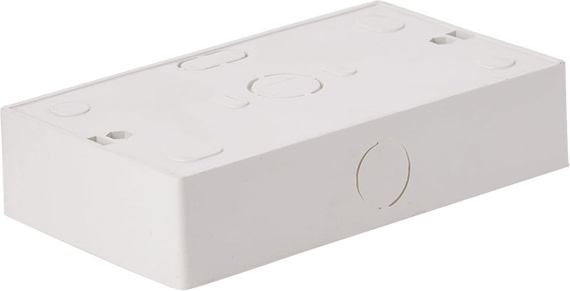 UHcom Surface PVC Box 6x3 for Switch or Double Socket White - - Image 3