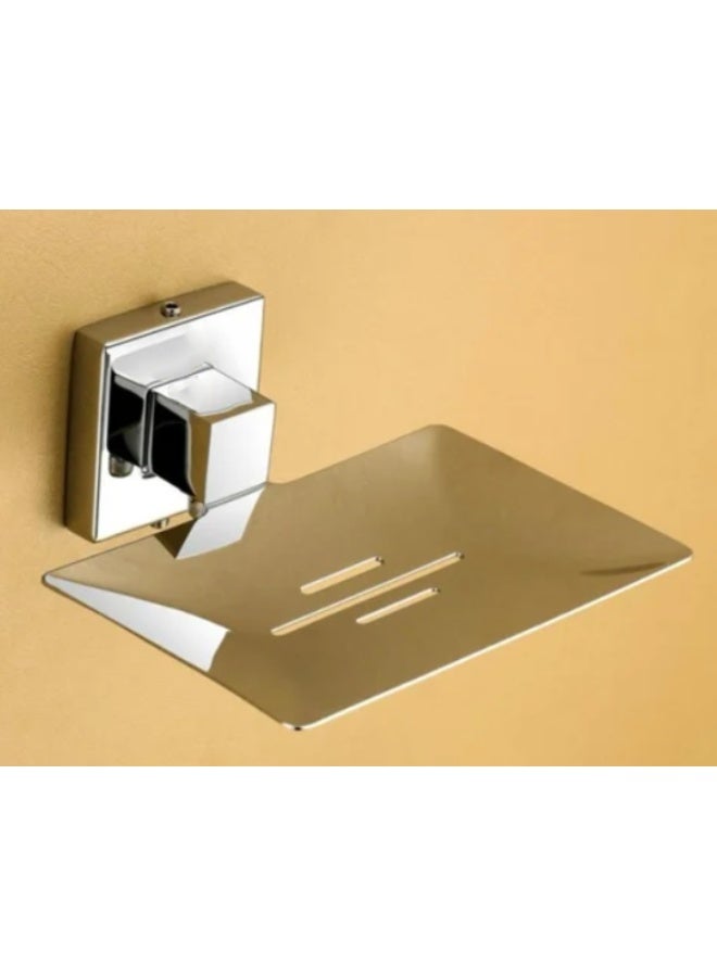 Colro Global Square Chrome Soap Dish Case for Bathroom Kitchen SS - Image 2