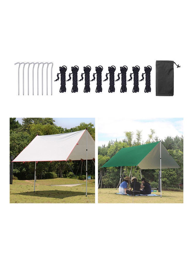 إسكدنيا إكسسوارات مكوّنة من 8 مسامير للتربة و8 حبال سميكة 26x3x14سم - Image 2