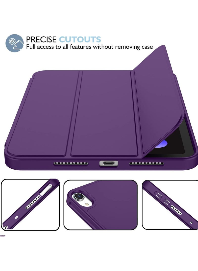 ELTRAZONE NEW Smart Case with Pencil Holder for iPad Mini 6 – Trifold Stand, Soft TPU Back, Auto Wake/Sleep, Dust Proof & Anti-Fingerprint, Heavy Duty Protection – Slim & Durable Case for iPad Mini 6 - Image 2