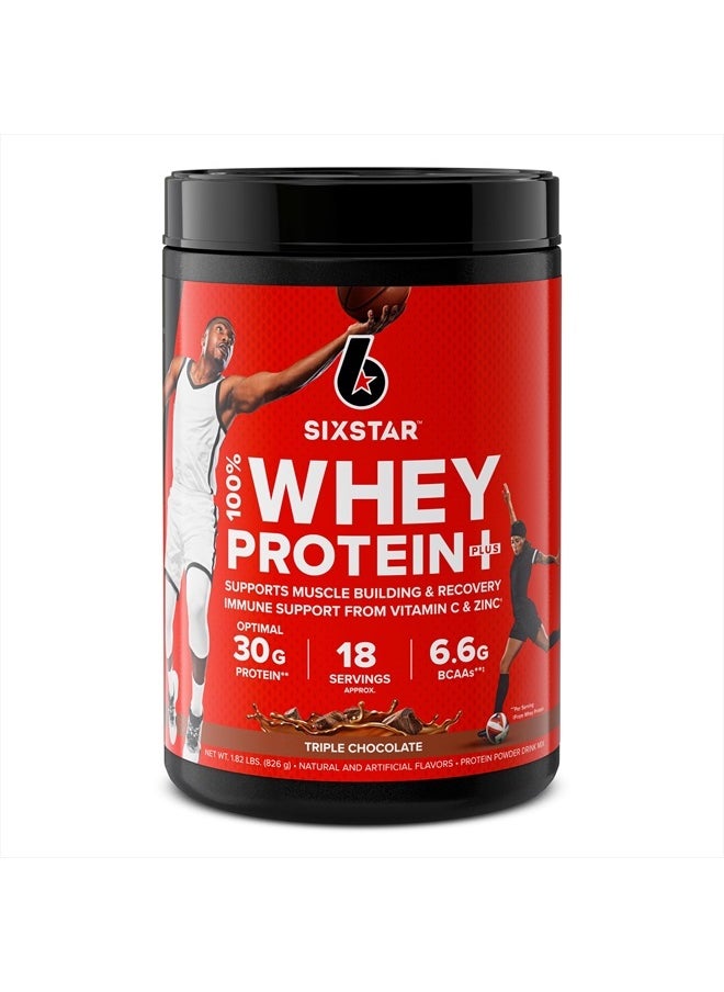 SIX STAR Elite Series 100% Whey Protein Plus Triple Chocolate 1.8lbs US  - Image 1