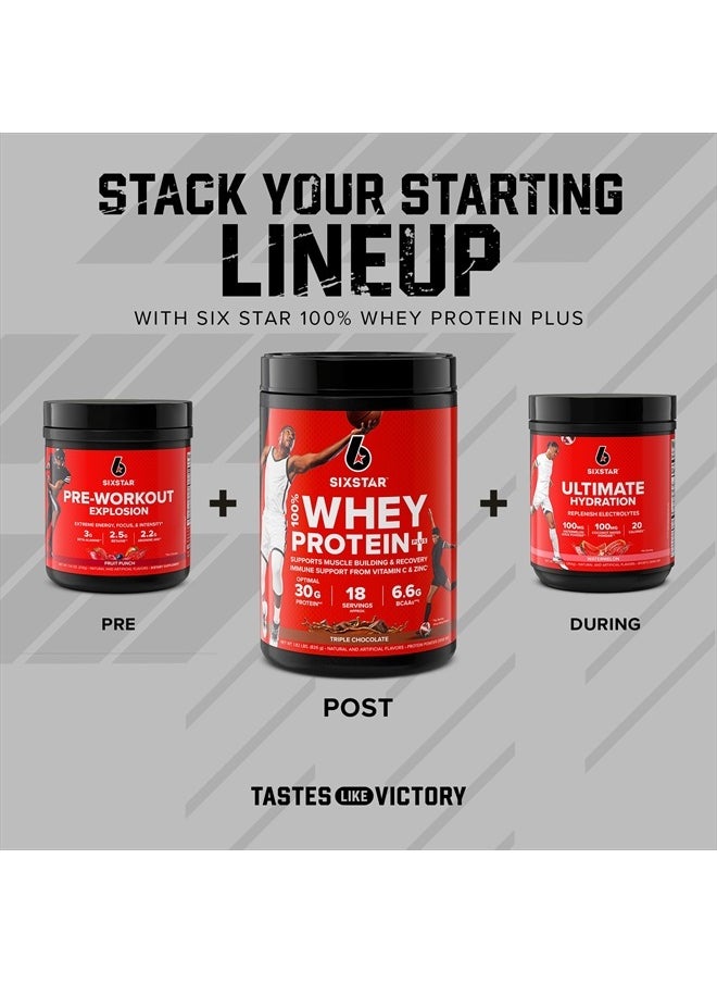 SIX STAR Elite Series 100% Whey Protein Plus Triple Chocolate 1.8lbs US  - Image 4