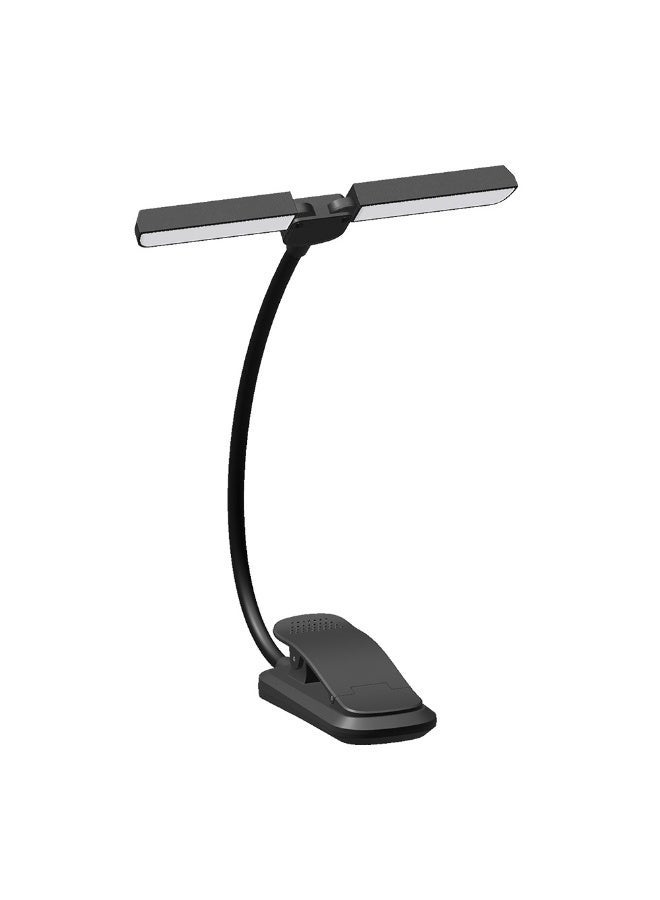 Walpck 18 LED Rechargeable Book Light, Folding Clip On Piano Lamp, Portable Professional with 5 Brightness×3 Color Temperature for Grand Piano and Book Reading,1200 mAh 80 Hrs Lasting Reading Light at Night- Eye Caring - Image 1