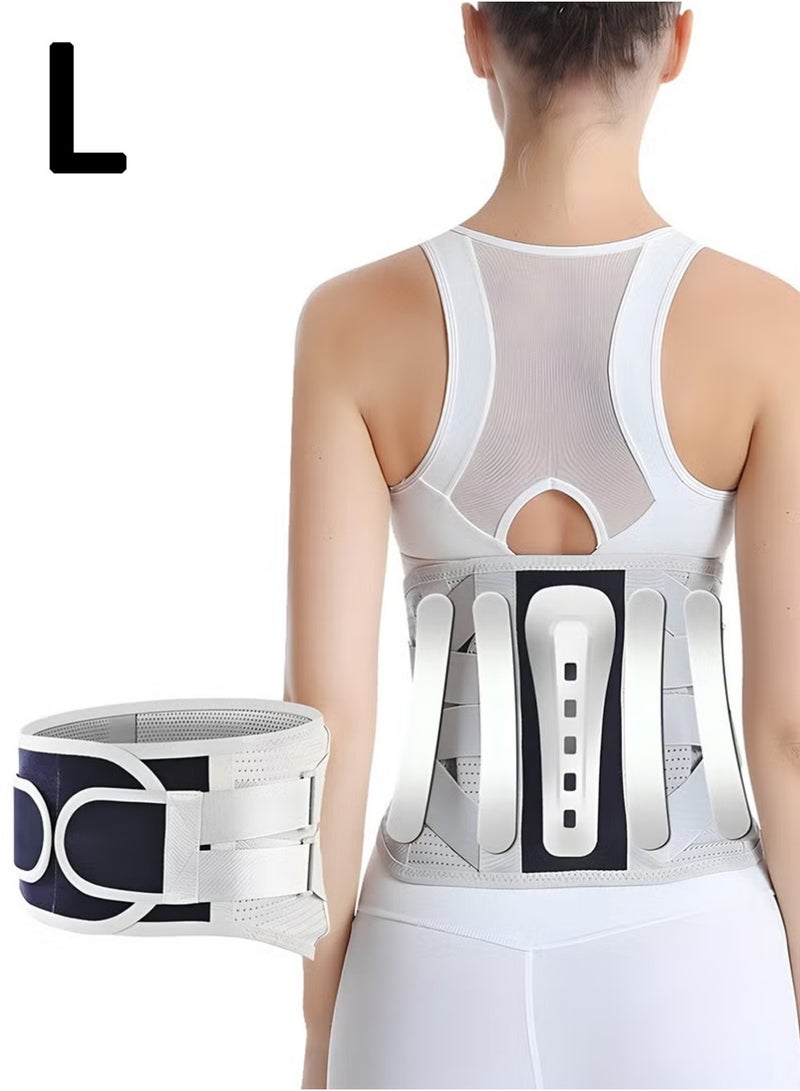 لاسيدو حزام الدعم الخلفي Lumbosacral الظهر قوس، التنفس الظهر دعم الحزام، أسفل الظهر التخفيف من ألم دافئ قوس لفرق القرص، الجلد العصبي، متلازمة الظهر (L) - Image 1