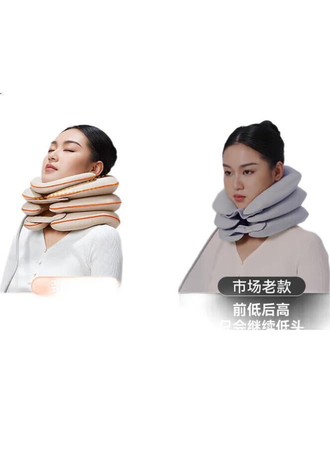 Keepfit Cervical Traction Device For Home Use, Inflatable Neck Support With Neck Massage, Cervical Corrector Set For Neck And Spine, Airbag Support Fixator For Neck Protection, Chin Supportable - Image 2