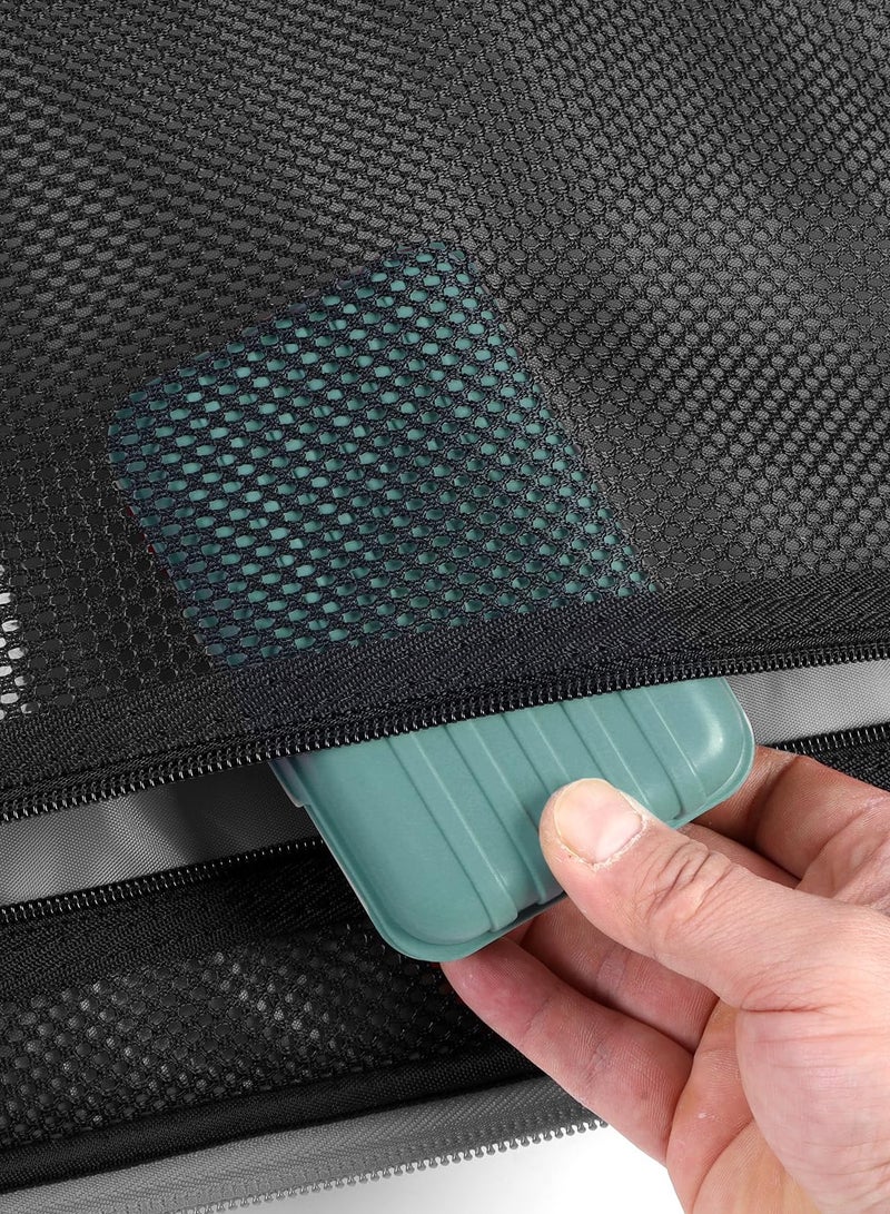 Hoasis Bar Soap Holder Dish 1 Pack for Shower, Travel Soap Case with Lid for Gym, Camping Essentials, Hiking, Travel Size Toiletries, Portable, Leakproof, Blue - Image 5