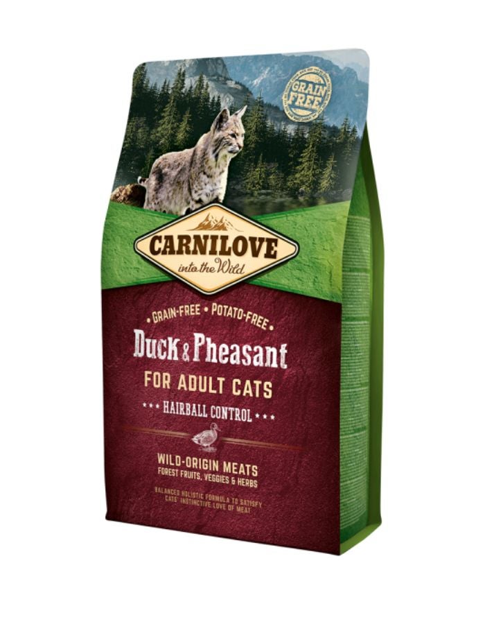 Carnilove Duck & Pheasant Adult Cat Food 2kg | Grain-Free Formula