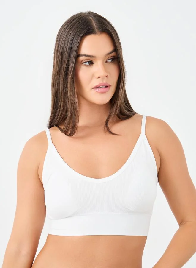 Styli Styli Pack of 3 - Padded Seamfree Crop Top