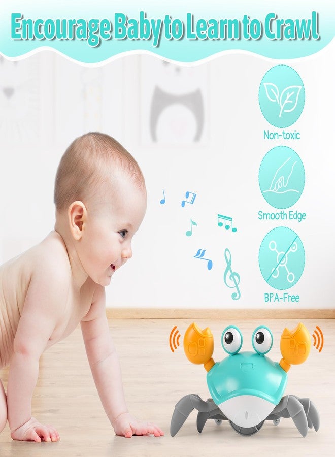 Hirger Crawling Crab Baby Toy, Tummy Time Toy for Infant 3 6 9 12 18 24 Month, Walking Dancing Interactive Sensory Crab with Light Music, Birthday Gift for Toddler Boy Girl 1 2 3 - Image 4