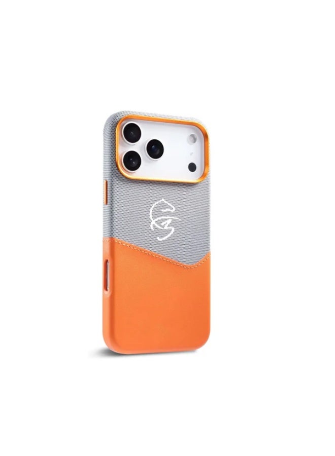 SHOPI Premium Shockproof Hybrid Case for iPhone – Dual-Layer Fabric & Leather Design, Camera Protection, Anti-Slip Grip Cover - Image 1