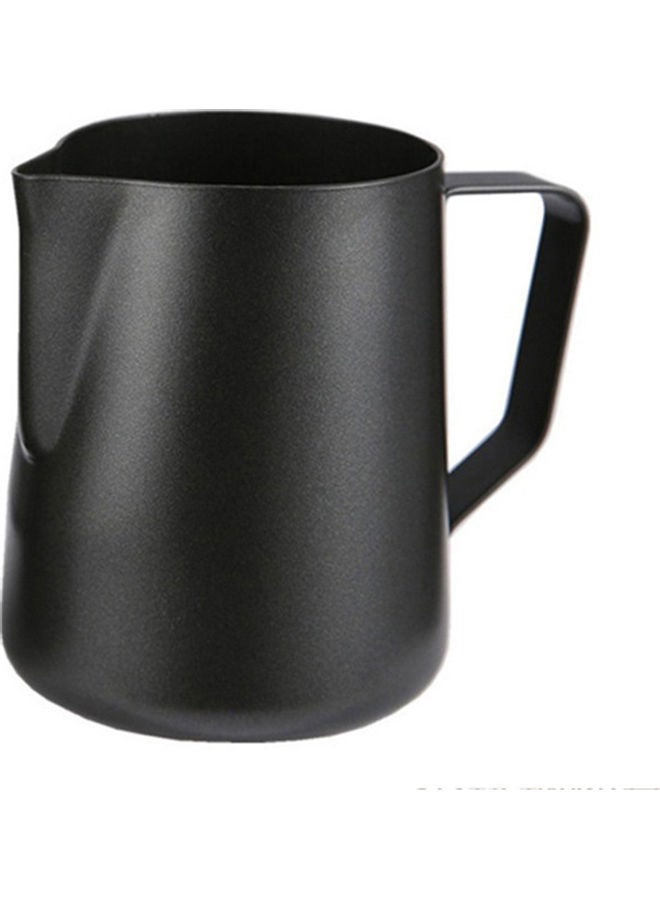 Stainless Steel Coffee Espresso Milk Frothing Pitcher Cup Black  - Image 1