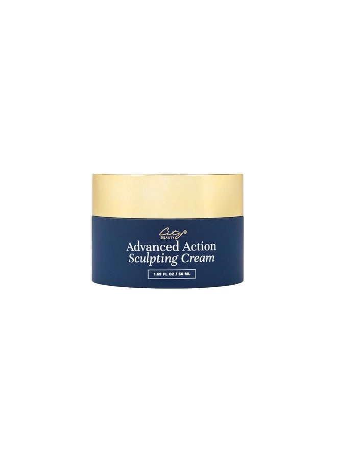 City Beauty - Advanced Action Sculpting Cream - Solution For Saggy Jawline, Drooping Face, And Neck Wrinkles - Firming Cream For Loose, Sagging Skin - Image 1