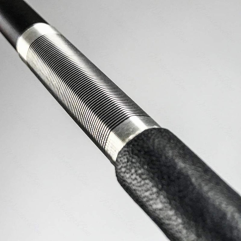 WinsterBow Carbon Fiber Violin Bow 1/4 Size Violin Bow Unbleached Black Horse Hair - Image 4