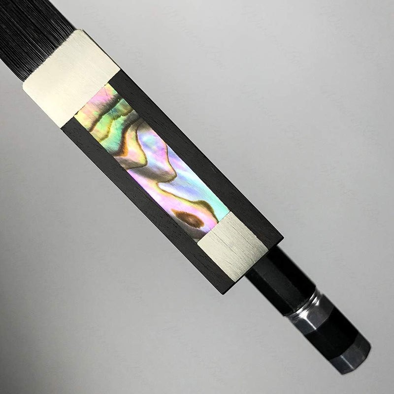 WinsterBow Carbon Fiber Violin Bow 1/4 Size Violin Bow Unbleached Black Horse Hair - Image 5