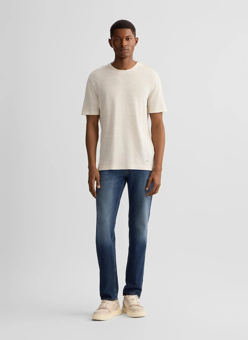 Liu Jo Linen and Cotton T-Shirt