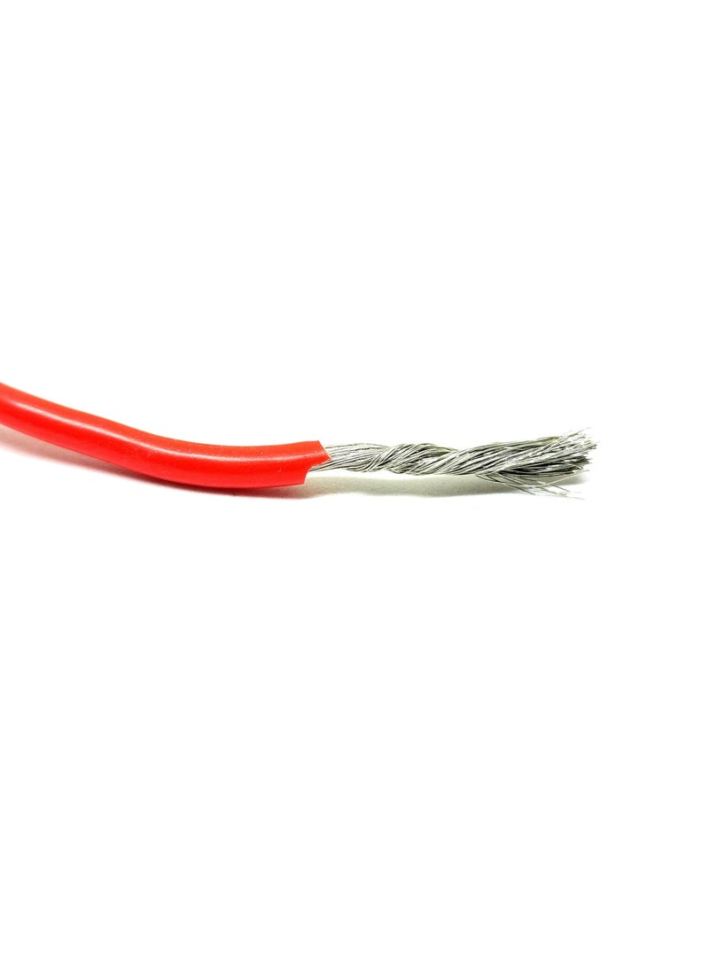 Invento INVENTO 10mtr 13 AWG 25 sqmm Durability 75A Tinned Copper Silicone Wire Flexible Red Cable 37mm Dia High Temperature for DIY  - Image 2