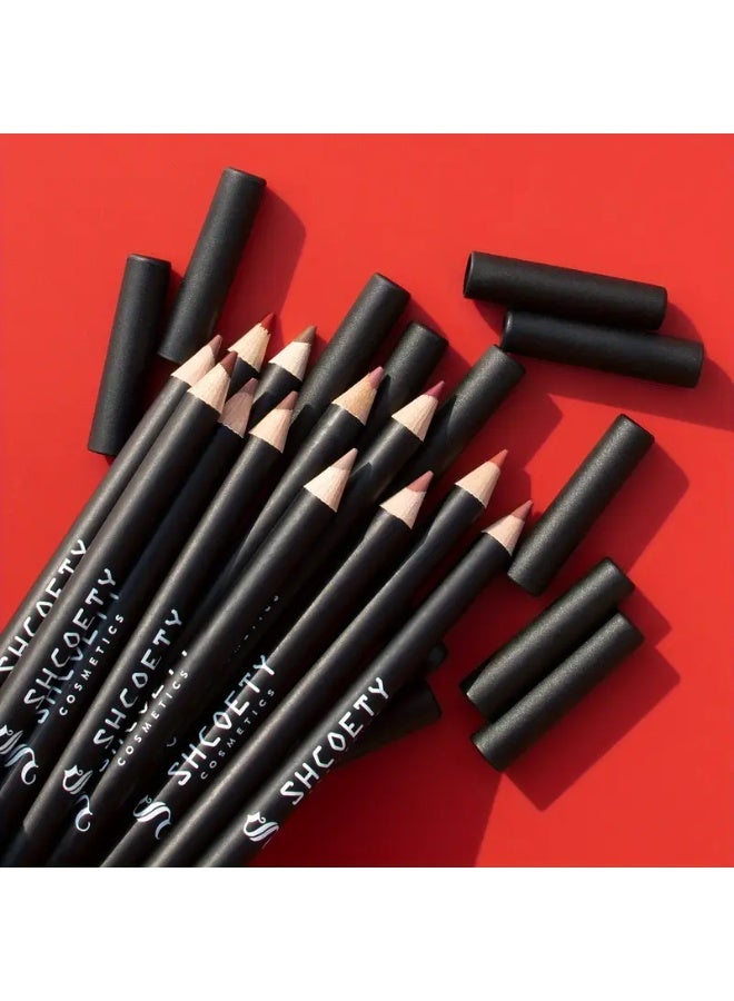 SHCOETY 12 Color Matte Lipstick Lip Liner Set Nude Long Lasting Non-Stripping, Ideal Gift For Mother's Day Makeup Set - Image 2