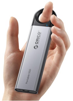 Orico ORICO 1TB External SSD Up to 1050MB/s, Hanging Hole Design Portable Solid State Drive, USB C&A 2 in 1 Cable, Reliable Storage for Type-C Smartphone, Tablets, Laptops - C10  - Image 1