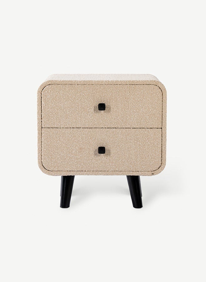 OC HOME Soho Bedside Table Beige - Image 1
