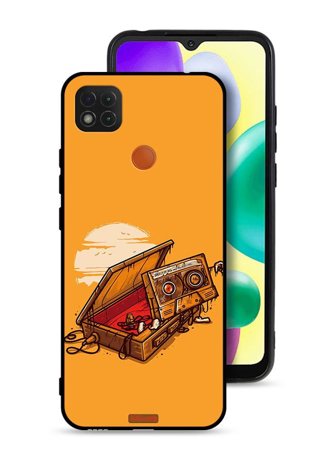 Tolwak Xiaomi Redmi 9C Protective Case Cover Cassette And Tape Art  - Image 1