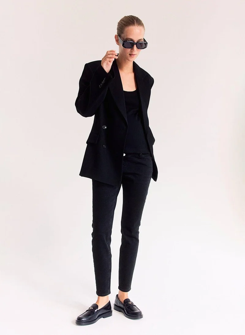 H&M Mama Slim Ankle Jeans