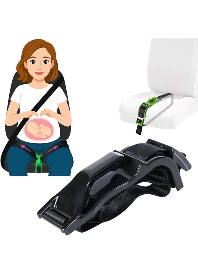 Pregnancy Seat Belt Adjuster Seat Bump Strap For Pregnant Women Protect Belly Prevent Compression Of Abdomen A Must Have Maternity Seat Cover Adjuster For Expectant - Image 1
