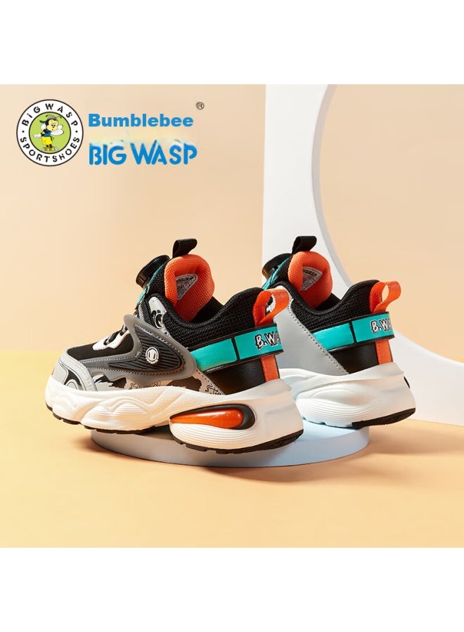 BIGWASP Bumblebee Children's Shoes, Kids' Sneakers, Soft-soled Breathable Boys' Casual Shoes, B112431920w, Black , Size 40 - Image 3