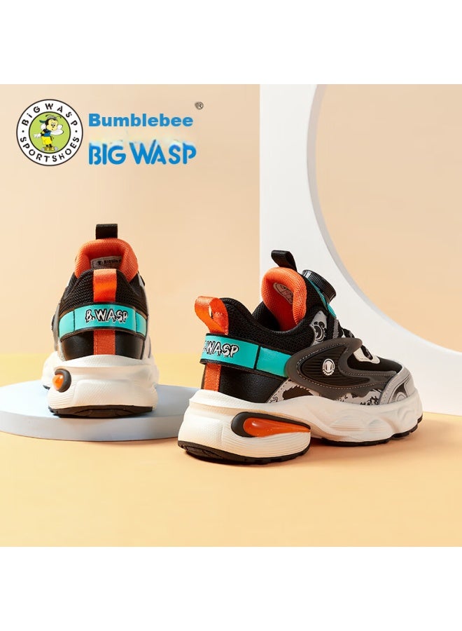 BIGWASP Bumblebee Children's Shoes, Kids' Sneakers, Soft-soled Breathable Boys' Casual Shoes, B112431920w, Black , Size 40 - Image 4