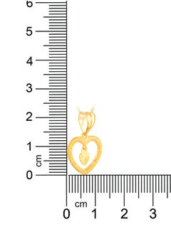 Exquisite 22K Gold Heart Pendant Necklace - pzsku/Z2B09C65B8B73D75DFB0FZ/45/_/1706689792/ff0e92ce-da5c-44cd-af62-f2bc11e4edd1