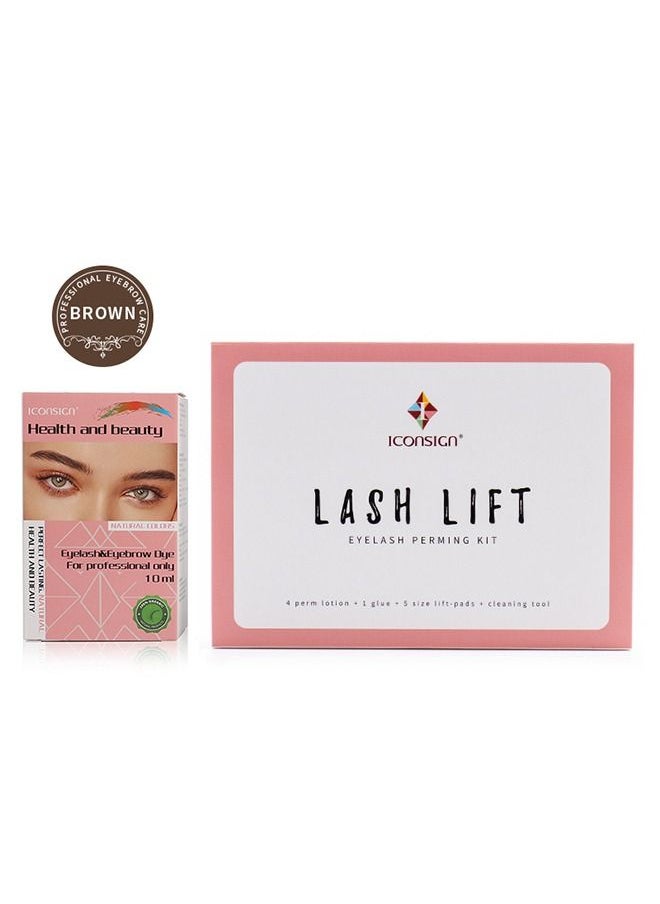 ICONSIGN Lash Lift Kit Eyebrow and Eyelash Tint Dye Set  - Image 1