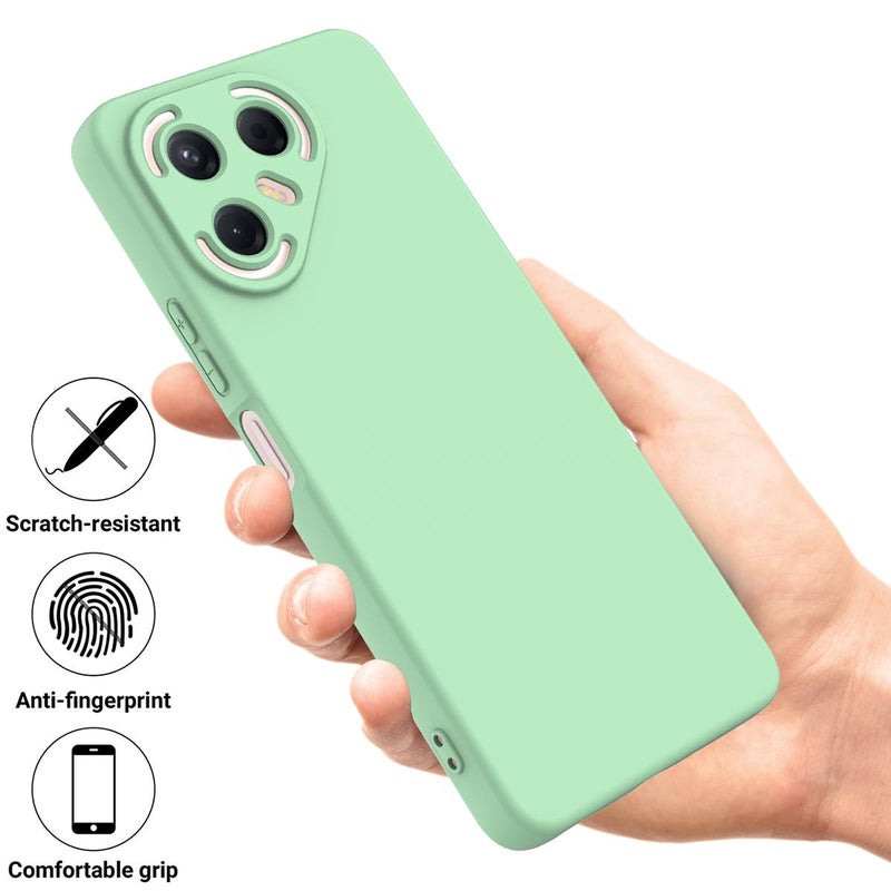 erorex For Tecno Pova 7 Pro 5G Solid Color Liquid Silicone Dropproof Full Coverage Phone Case(Green) - Image 2