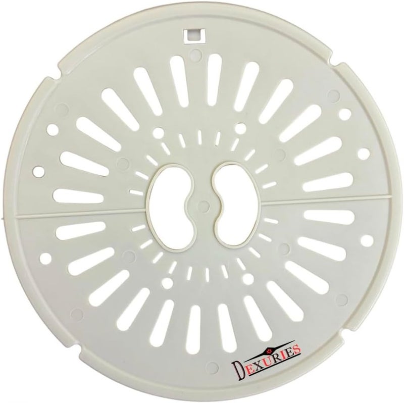 DEXURIES Dryer Spin Cap/Saftey Cover/Spinner Safety Cover/LID for LG 6kg/6.5kg/7kg Semi Automatic Washing Machine Match Size (Size- 9.5Inch/24.5cm) (Pack of 1) - Image 1