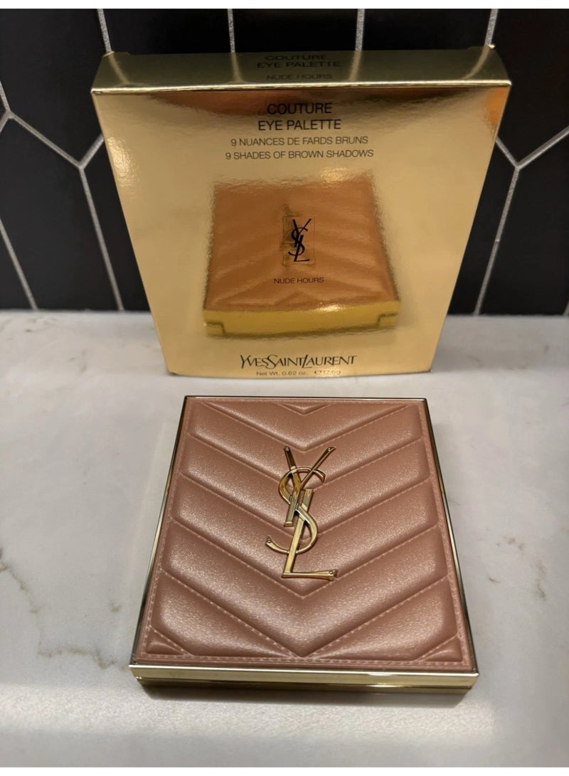 Yves Saint Laurent YSL New Couture Eye Palette – NUDE HOURS Limited Edition 9-Color Eyeshadow Palette 17.5g | Luxury Nude Eye Makeup Palette - Image 5